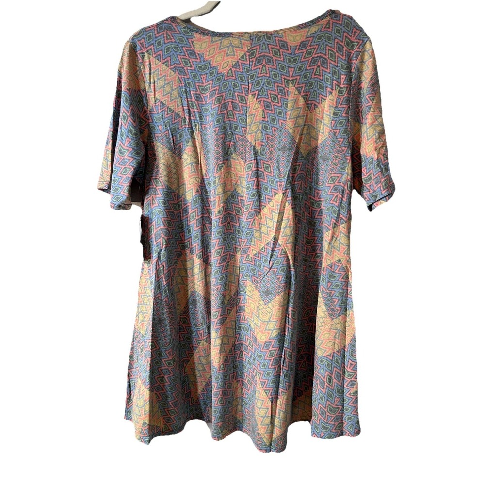 LuLaRoe Women's Perfect T Aztec Multicolored Size Large NWT - Picture 5 of 5